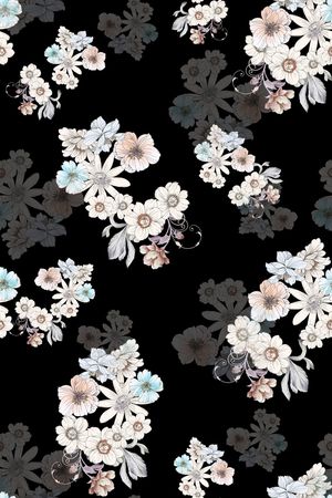 玉兰花印花华亿平台图片