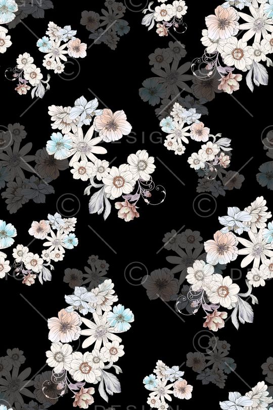 玉兰花印花华亿平台图片