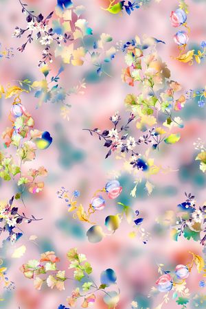 玉兰花印花华亿平台图片