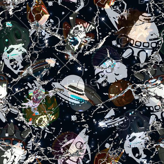 涂鸦印花华亿平台图片