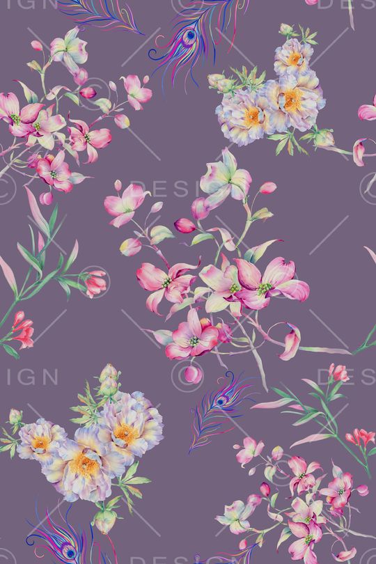 绿植树叶印花华亿平台图片