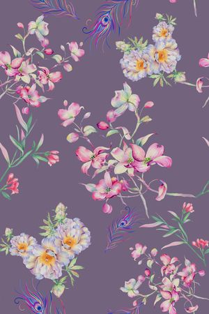 绿植树叶印花华亿平台图片