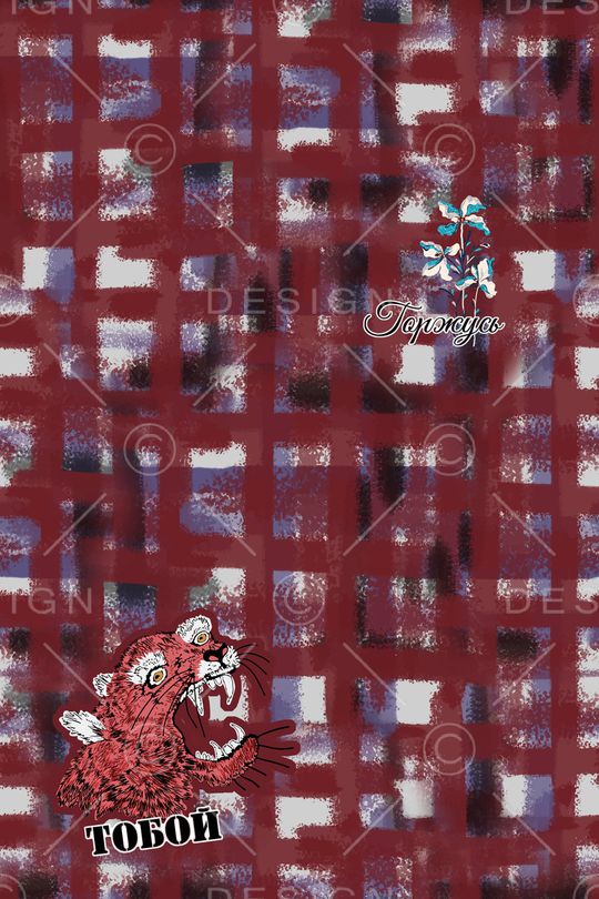 格子印花华亿平台图片