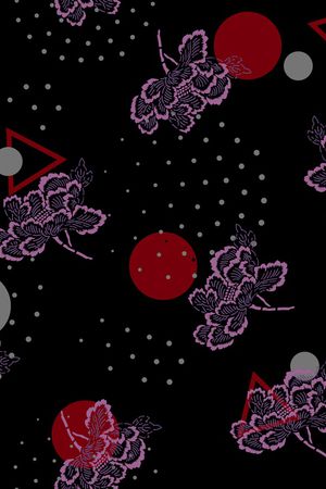 几何印花华亿平台图片