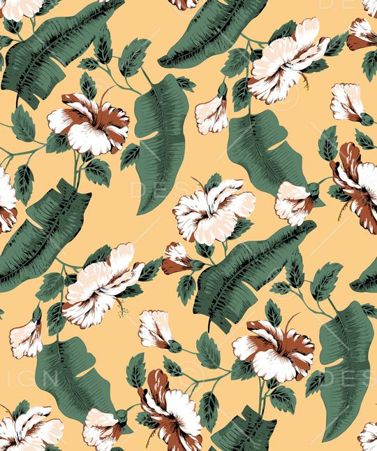 玉兰花印花华亿平台图片