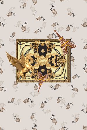 几何印花华亿平台图片