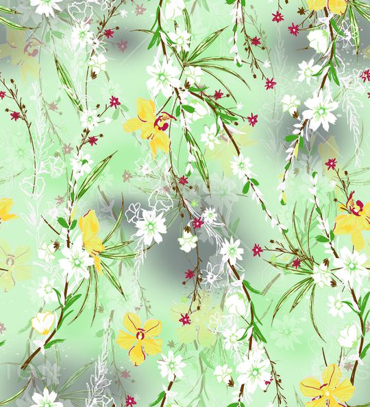 定位花印花华亿平台图片