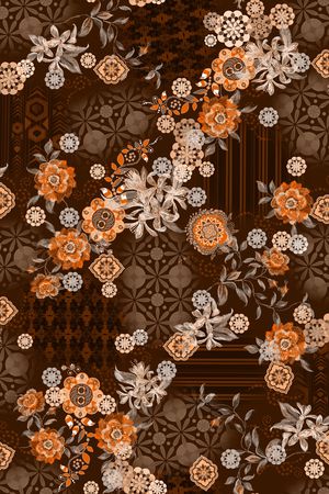 民族风印花华亿平台图片