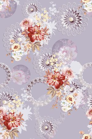 线条印花华亿平台图片