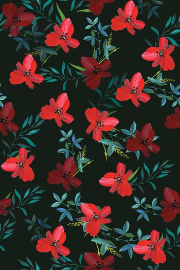 红花印花华亿平台图片