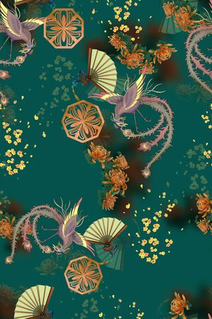 连衣裙印花华亿平台图片