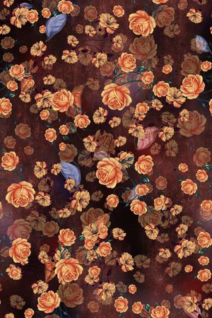 连衣裙印花华亿平台图片