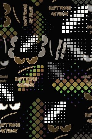 几何印花华亿平台图片