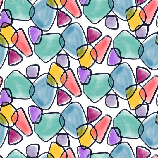 几何印花华亿平台图片