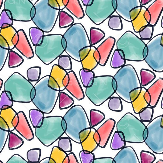 几何印花华亿平台图片