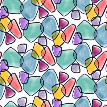 几何印花华亿平台图片