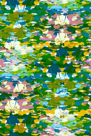 抽象男装印花华亿平台图片