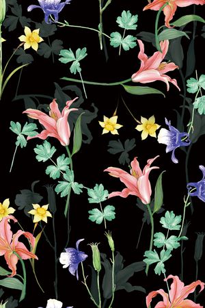 连衣裙印花华亿平台图片