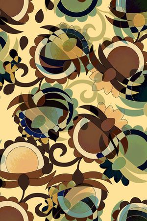 连衣裙印花华亿平台图片