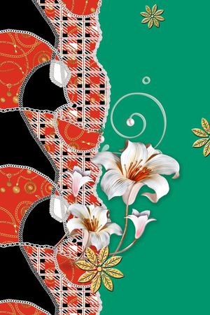 几何印花华亿平台图片