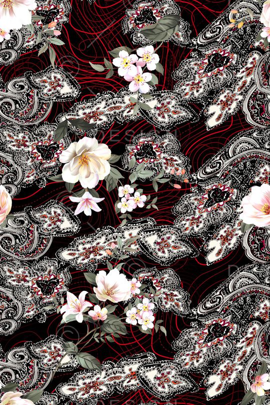 几何印花华亿平台图片