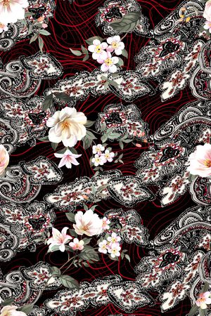 几何印花华亿平台图片