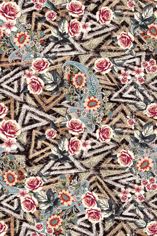 几何印花华亿平台图片