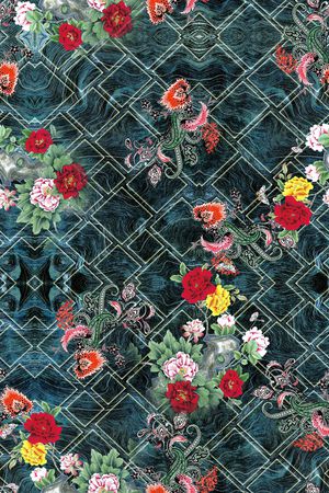 几何印花华亿平台图片