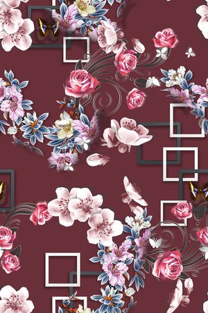 几何印花华亿平台图片