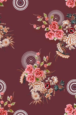 绿植树叶印花华亿平台图片