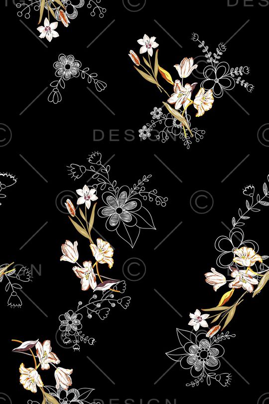 绿植树叶印花华亿平台图片