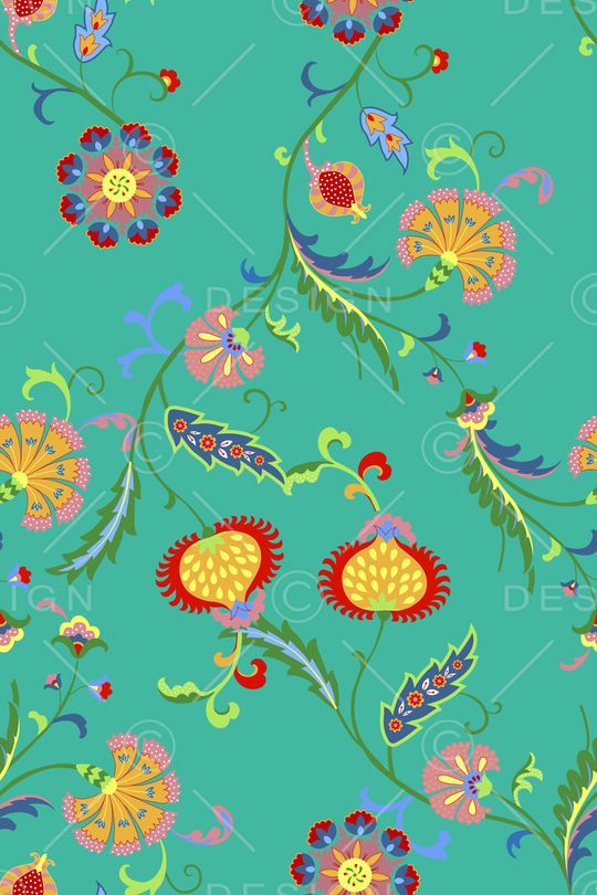 绿植树叶印花华亿平台图片