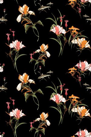 绿植树叶印花华亿平台图片