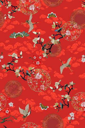 祥云印花华亿平台图片