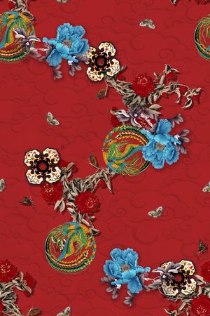 祥云印花华亿平台图片