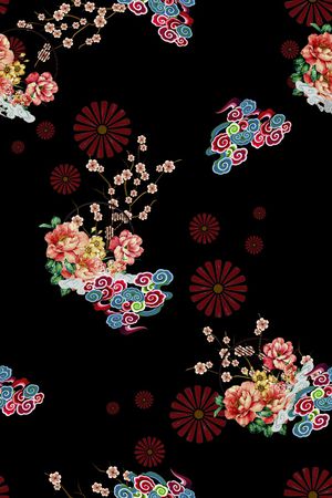 祥云印花华亿平台图片