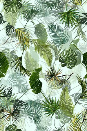 绿植树叶印花华亿平台图片