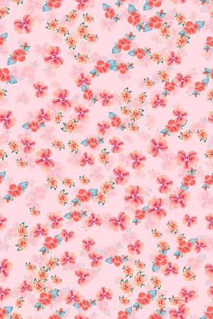 连衣裙印花华亿平台图片