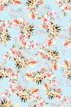 连衣裙印花华亿平台图片