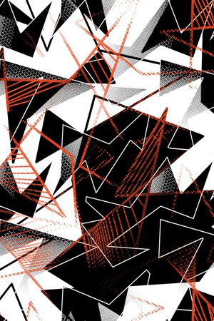 几何印花华亿平台图片