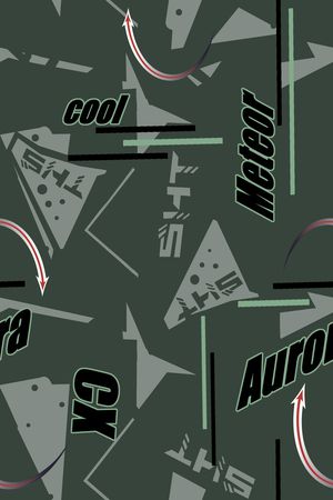 几何印花华亿平台图片