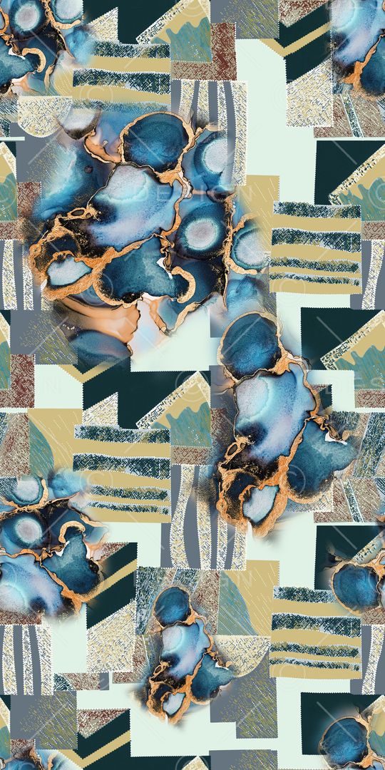 几何印花华亿平台图片