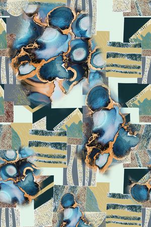 几何印花华亿平台图片