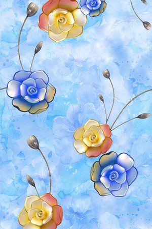 女装印花华亿平台图片