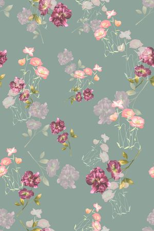 绿植树叶印花华亿平台图片