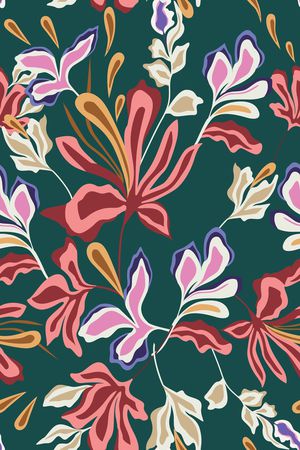 绿植树叶印花华亿平台图片