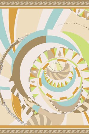 线条印花华亿平台图片