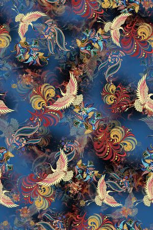 连衣裙印花华亿平台图片