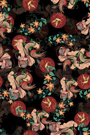 连衣裙印花华亿平台图片