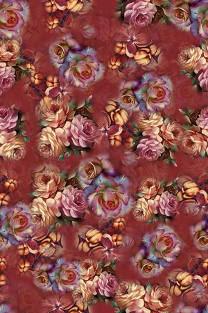 连衣裙印花华亿平台图片